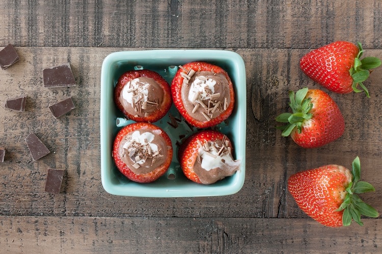 Chocolate Mousse Filled Strawberries Rodelle Kitchen