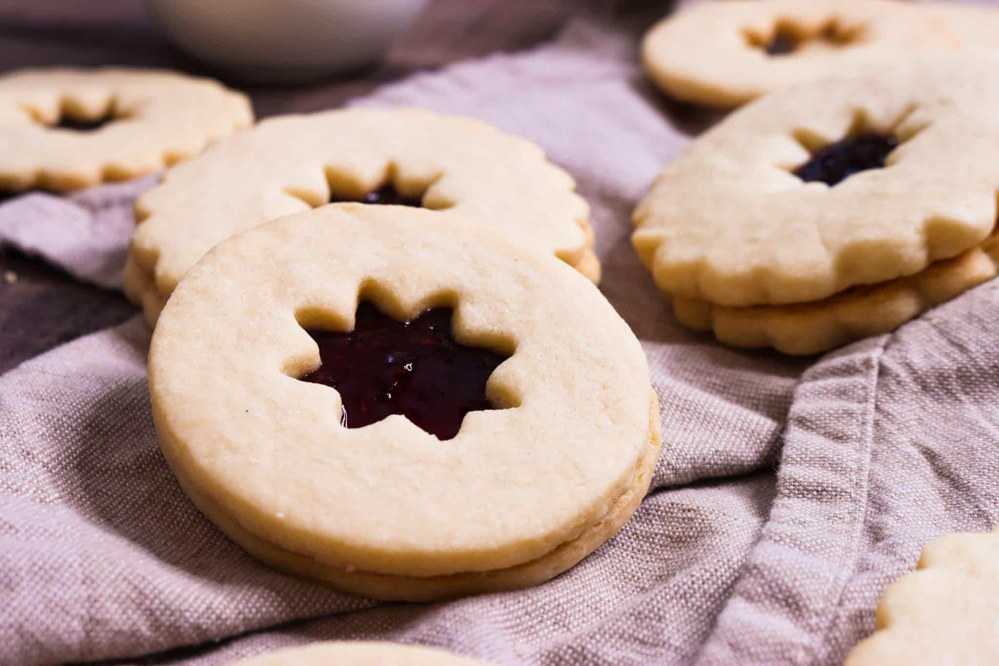 Rodelle Jam Filled Shortbread Cookies Recipe