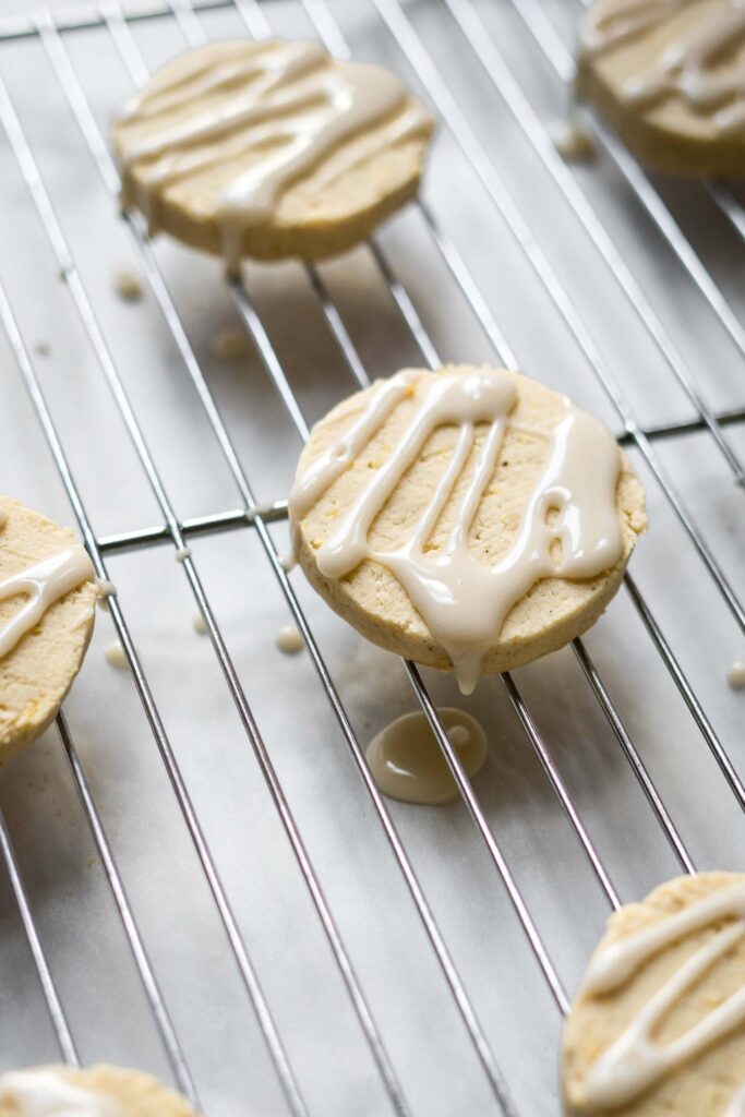Finished product of the lemon slice and bake cookies