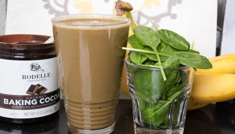 Finished product of the smoothie