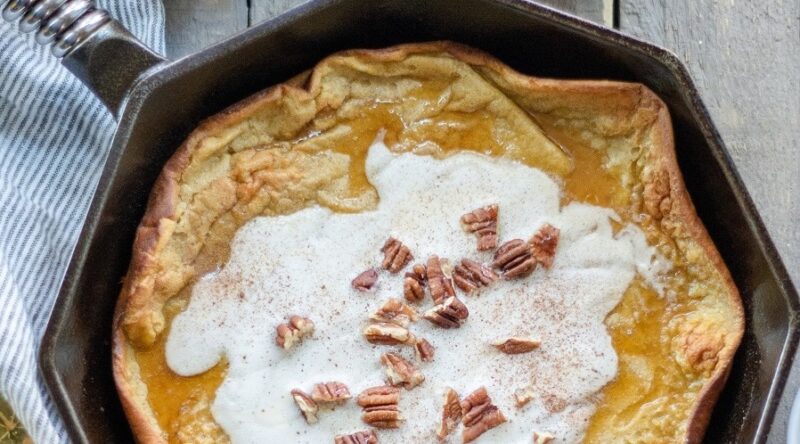 Finished product of the gluten free pumpkin spice