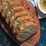 Finished product of the olive oil bread