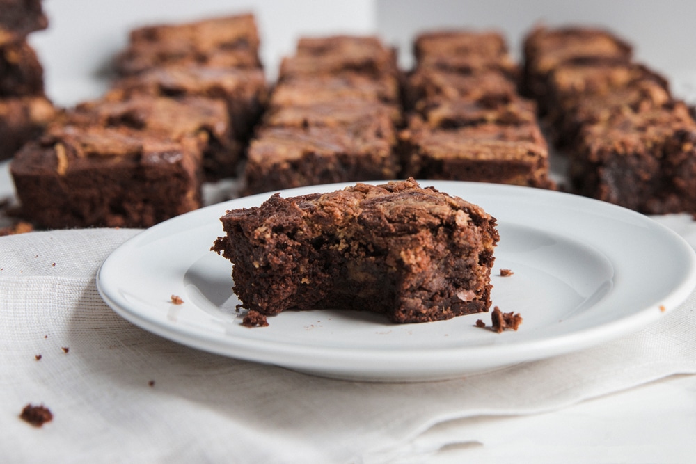 Peanut Butter Brownies - Rodelle Kitchen