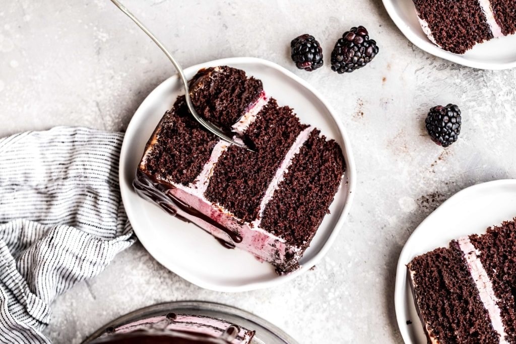 Blackberry Chocolate Cake - Rodelle Kitchen