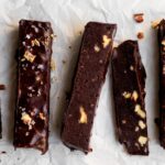 Finished product of the chocolate fudge