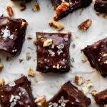 Finished product of the chocolate fudge