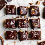 Finished product of the chocolate fudge