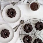 Finished product of the chocolate bundlettes with glaze