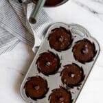 Finished product of the chocolate bundlettes with glaze