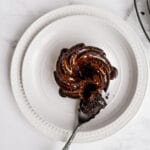 Finished product of the chocolate bundlettes with glaze