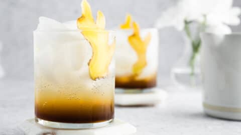 vanilla ginger sparklies on neutral background