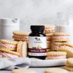 Vanilla Bean Sandwich Cookies with Strawberry Buttercream - Rodelle Kitchen