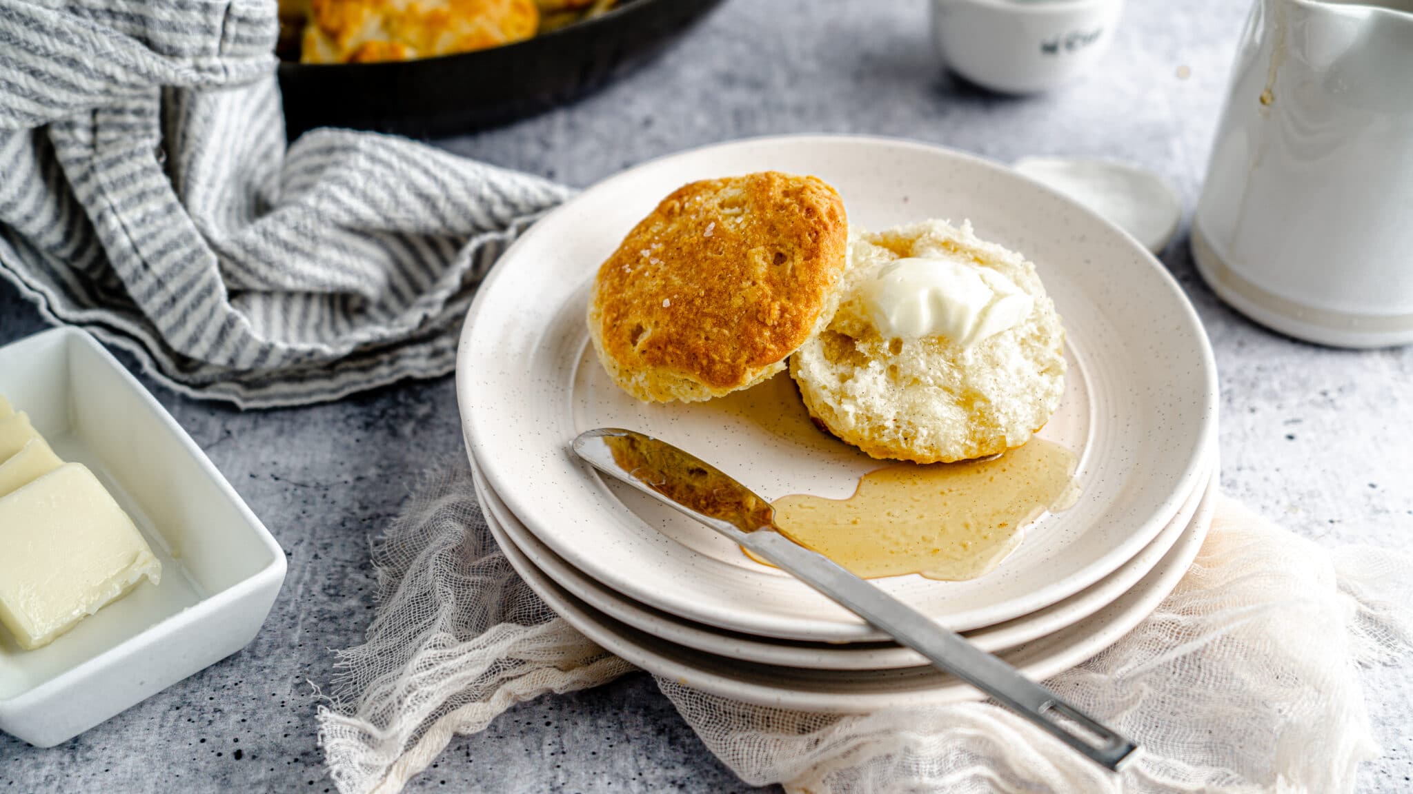 Vanilla Flecked Flaky Biscuits - Rodelle Kitchen