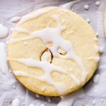 Finished product of the simple almond cookies