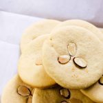 Finished product of the simple almond cookies
