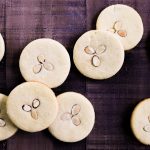 Finished product of the simple almond cookies
