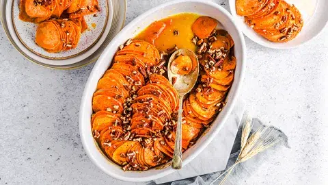 Decadent Sweet Potato Ratatouille