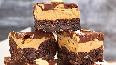Fudgy Buckeye Peanut Butter Bars