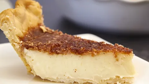 Vanilla Sugar Cream Pie