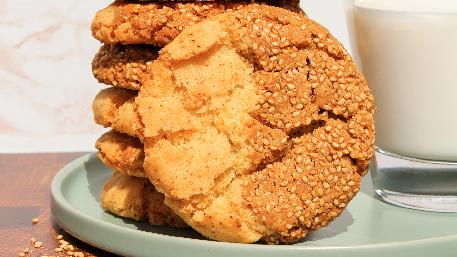 Lemon Sesame Duo Cookies - Rodelle Kitchen